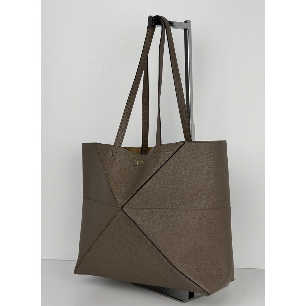 Loewe Taupe Puzzle Tote Shoulder Bag